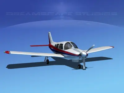 Piper Cherokee Arrow 3D model 5