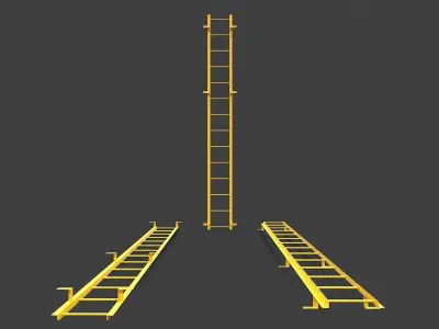 Ladder V01 - High Poly 3D model