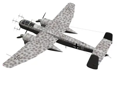 Heinkel He 219 Uhu 3D model buy
