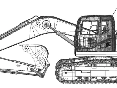Excavator   3D model