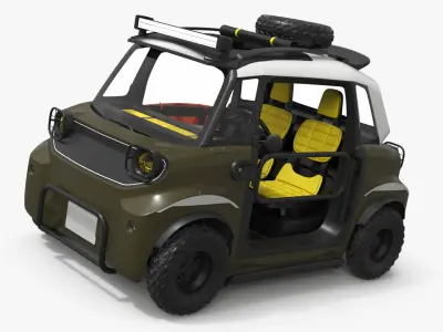  Open Roof Offroad Microcar Khaki 
