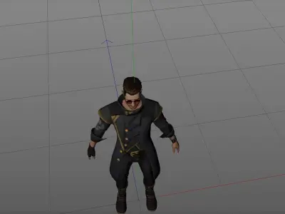 ALOK  GARENA FREE FIRE Low-poly 3D model