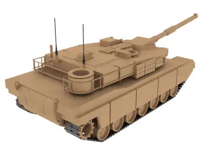  M1A1 Abrams 3D model