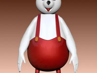 bear model for 3d printing Free 3D print model