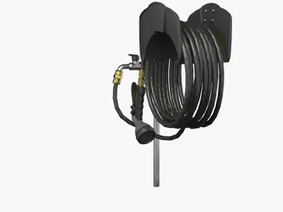 Garden Hose Low-poly 3D model buy