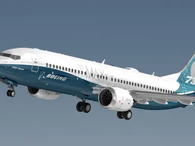 Boeing 737 MAX8 3D model