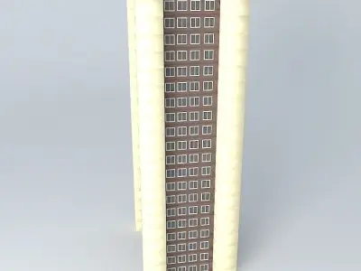 Sea Stone Tower Free 3D model