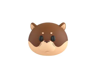 Prop221 Otter Head 3D model