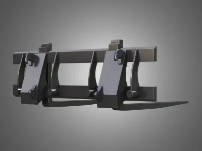 Pallet Fork - Front Loader 3D model