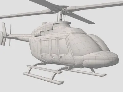 Helicopter 3D model 14