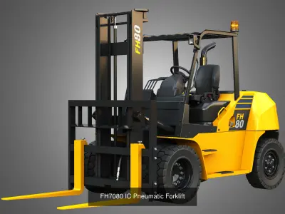 FH7080 - AE50 Forklifts  2 in 1 3D Model Pack