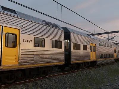 Sydney Trains K-Set 3D Model 3D model