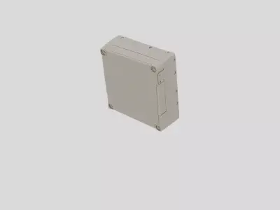 Industrial Factory Machine Electrical Enclosure for 3D print 3D model