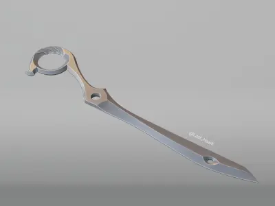 Scissor Blades 2nd part Kill la Kill Free 3D print model