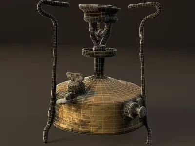 Antique Kerosene Stove - Photogrammetry 3D model