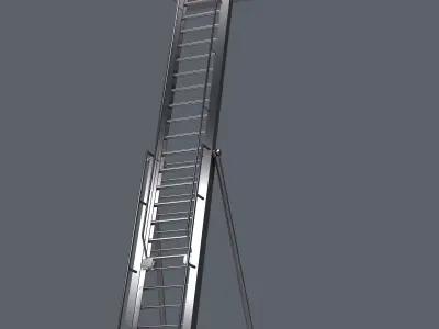 Air Craft Lauder 3D model