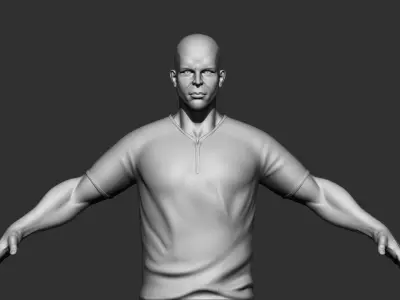 male body 3d print 3D model
