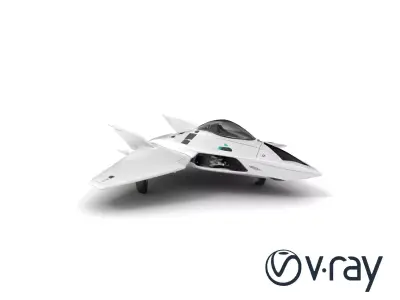 VenomRaptor Stealth Fighter Jet model pack Low-poly 3D model
