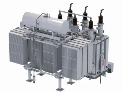 High Voltage Reactor 2 3D model