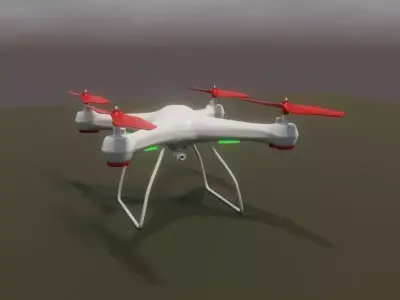 Drone Quadcopter 3D model