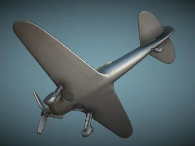 Lavochkin La-5FN - 3D Printable Model 3D print model