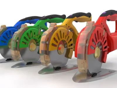 Rotary Cutter Fabric 3D model