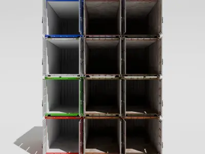 20 feet Shipping Container 3D model