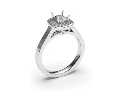 solitaire with ring sizes  8 part S96 3D print model