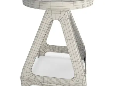 Livorno Industrial Stools 3D model