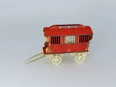 Burton SHOWMANS Wagon Amended Free 3D model