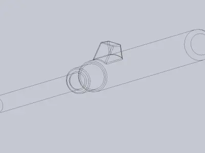 A5M4 Pitot tube 3D print model