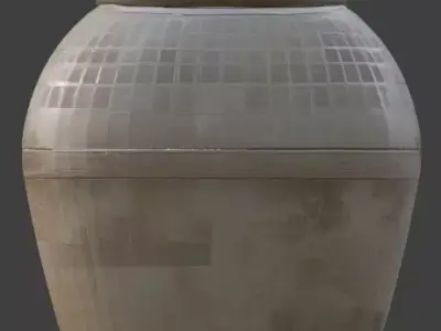 Ancient Egyptian Canopic Jar 3D Prop Analysis 3D model buy