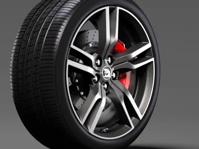 HSV Clubsport R8 Tourer Gen F2 wheel 2017 3D model