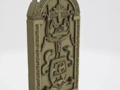 Ancient Egyptian Plate 3D model