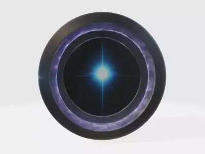 Quantum Mirror Portal 3D model