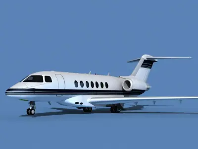 Hawker Siddley 4000 V05 3D model