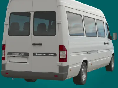 Mercedes Sprinter Classic minibus 3D model
