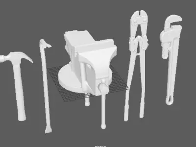 Ultimate Mechanic Toolkit Low-poly 3D model