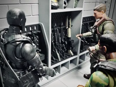 Armory - Rack and Cabinet 05 3D print model purchase