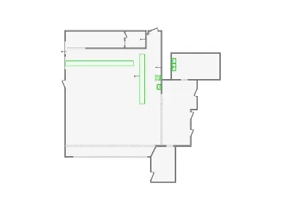 Commercial Interior Sketch - 2501-3000 SF - Xactimate 3D model