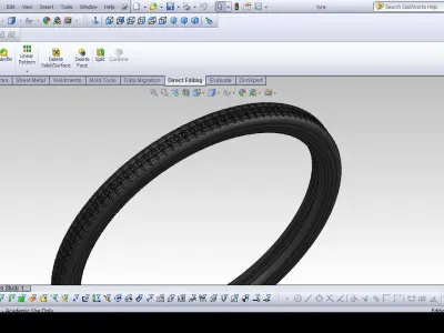 26 mountain bike wheel Free 3D model