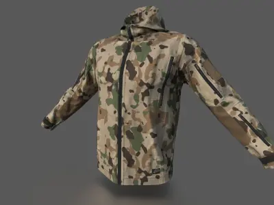 PATRIOT  JACKET Low-poly 3D model