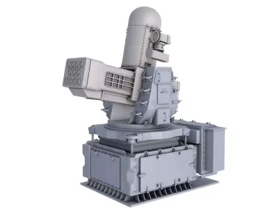 SeaRAM Ship Defense System 3D model
