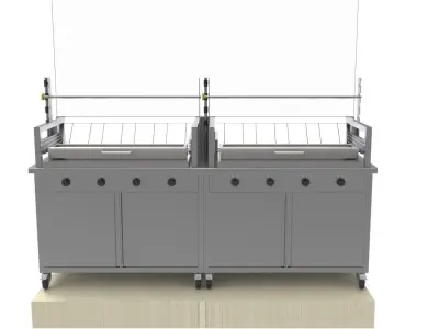 BBQ-GRILL shawarma  3D model