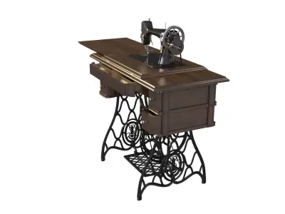 Singer Sewing Machine 3D model purchase
