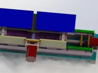Working stage module 3D model