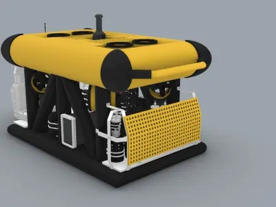 Merlin ROV WR200 Low-poly 3D model