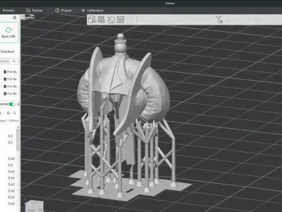 Custom3Dprint Minifigure Accessory - Minifigure Hair S3 - 011 3D print model