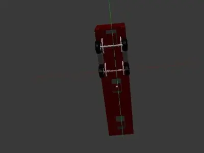 Custom Dump Semi Trailer Free 3D model