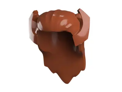 Custom3Dprint Minifigure Accessory - Minifigure Hair S2 - 081 3D print model
